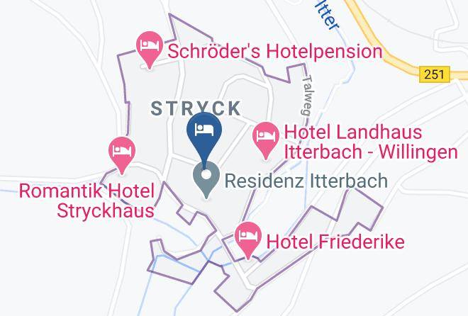 Waldeck Frankenberg - Pension Bader Maps