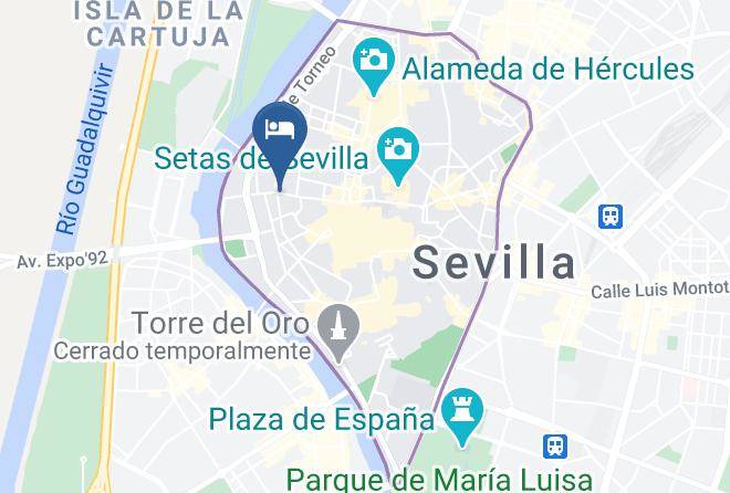 Seville - Pension Bailen Maps