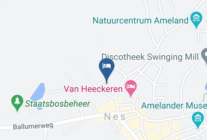 Ameland - Pension Bakema Maps