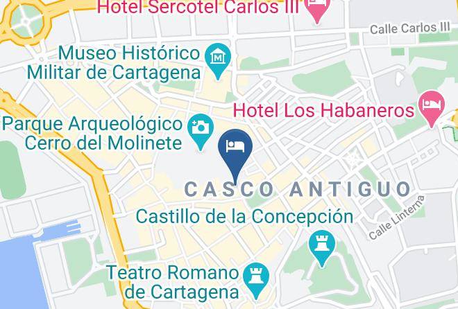 Murcia - Pension Balcones Azules Maps