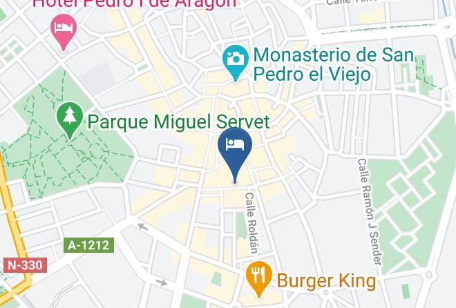 Huesca - Pension Bandres Maps