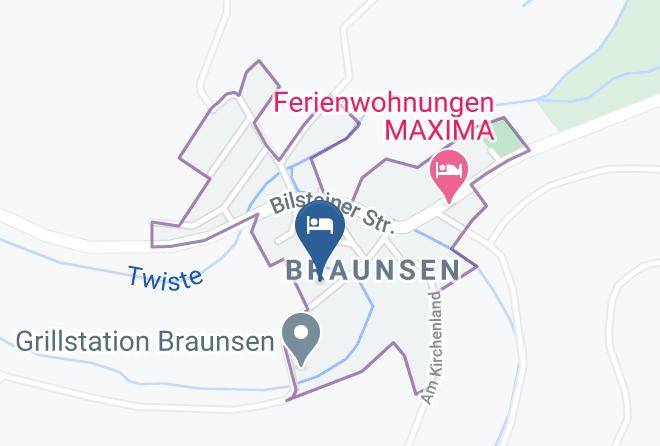 Waldeck Frankenberg - Pension Bangert Maps