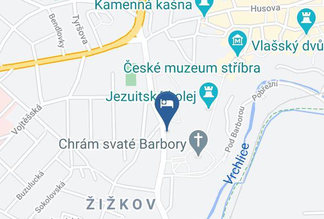 Kutna Hora - Pension Barbora Maps
