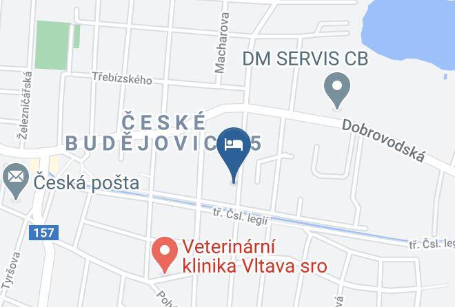 Ceske Budejovice - Pension Begonie Maps