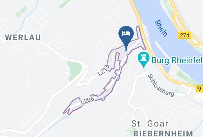 Rhein Hunsruck Kreis - Pension Bei Alex Alexandra Klemmer Maps