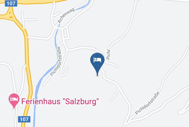 Zell Am See - Pension Bellevue Maps