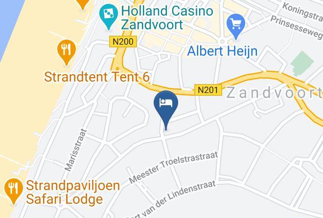Zandvoort - Pension Berenburcht Maps