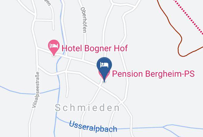Reutte - Pension Bergheim Ps Maps