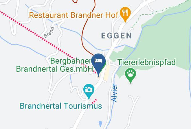 Bludenz - Pension Bergkristall Maps