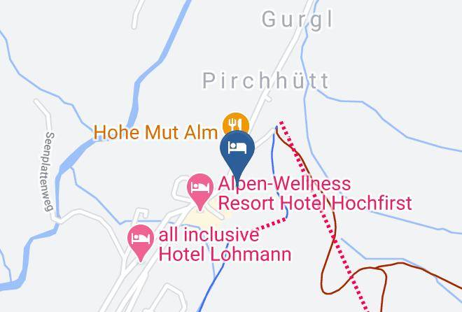 Imst - Pension Bergkristall Maps