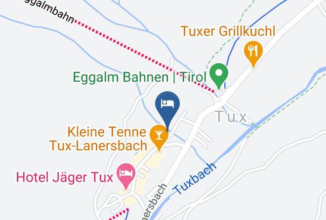 Schwaz - Pension Bergkristall Urlaub Mit Fruhstuck In Tux Lanersbach Maps