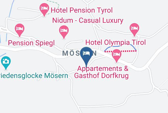 Innsbruck Land - Pension Bergland Maps