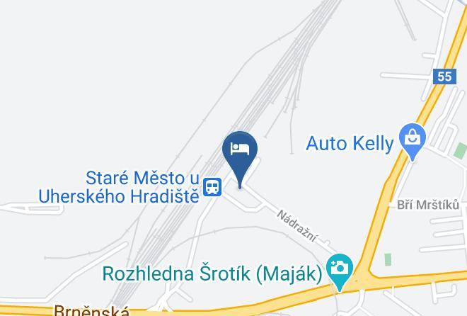 Uherske Hradiste - Pension Berries Maps