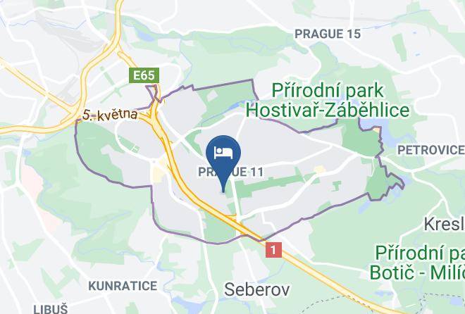 Prague - Pension Berta Maps