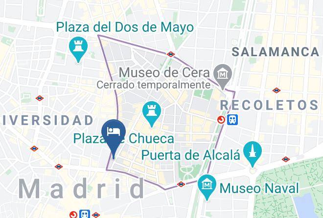 Madrid - Pension Berti Maps