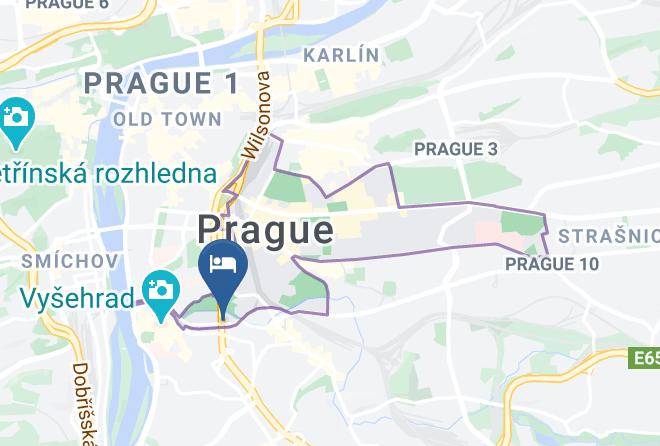 Prague - Pension Beta Maps