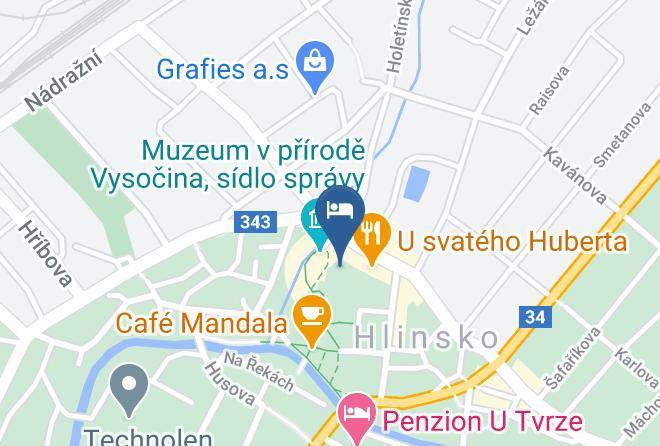 Chrudim - Pension Betlem Maps