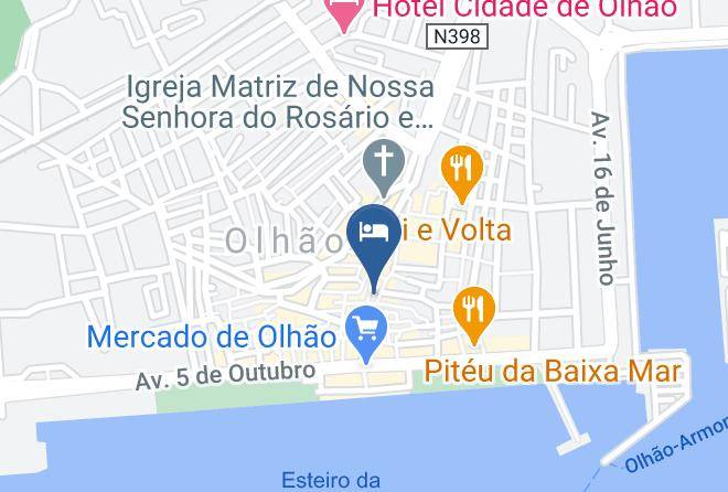 Olhao - Pension Bicuar Alojamento Local Maps