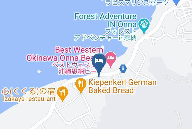 Onna Vil Kunigami District - Pension Biru Maps