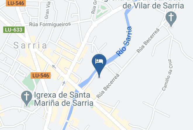 Lugo - Pension Blasones Maps