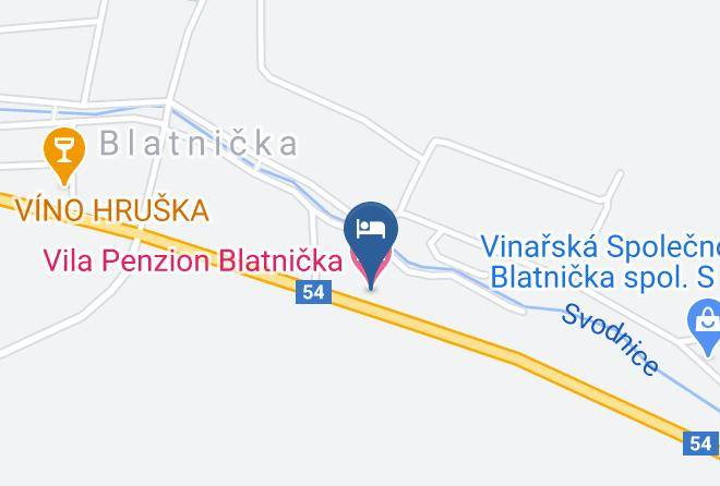 Hodonin - Pension Blatnicka Maps
