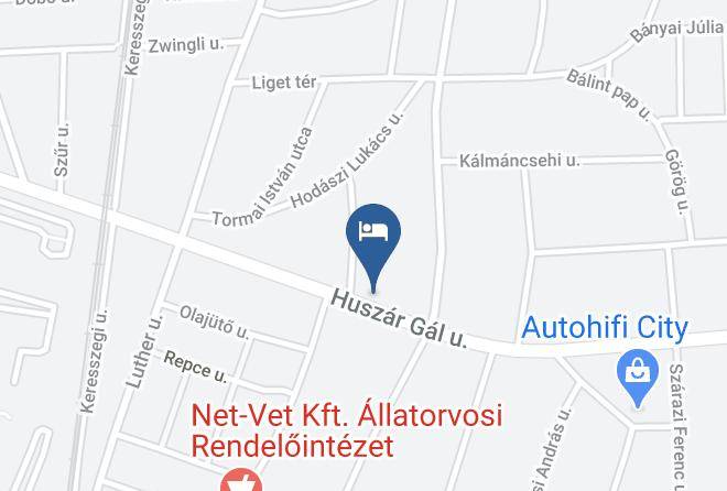 Debrecen - Pension Blue Dreams Maps