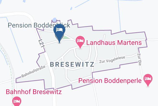 Vorpommern Rugen - Pension Boddenblick Maps