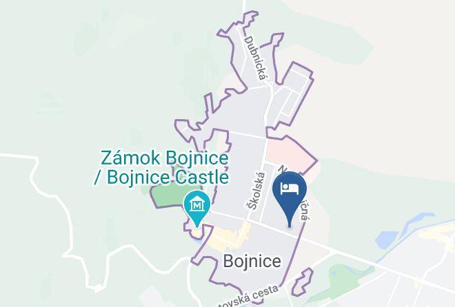 Prievidza - Pension Bojnice Maps