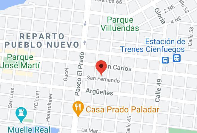 Cienfuegos - Pension Bosch Maps