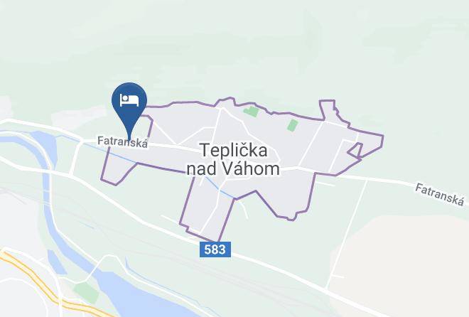 Teplicka Nad Vahom - Pension Bosorka Maps