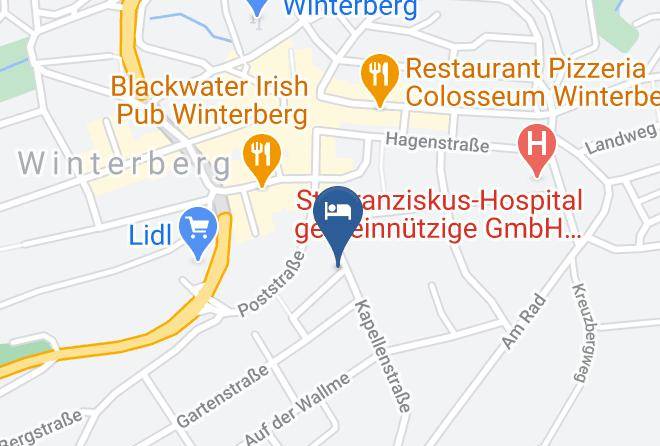 Hochsauerlandkreis - Pension Braun Maps