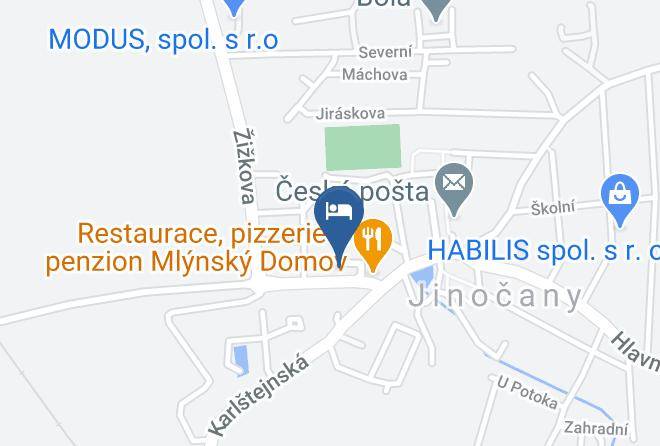Prague West - Pension Brcalnik Maps