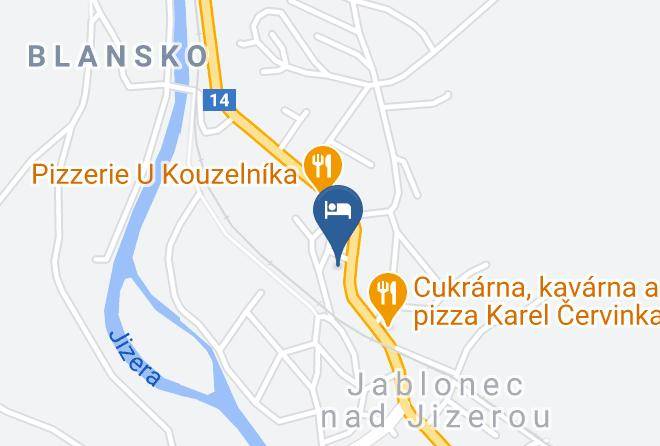 Semily - Pension Breuer A Hotel Krakonos Maps
