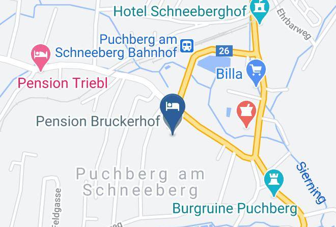 Neunkirchen - Pension Bruckerhof Maps