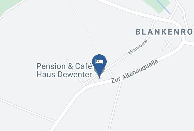 Paderborn - Pension & Cafe Haus Dewenter Maps