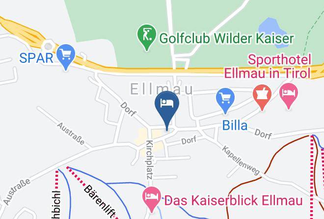 Kufstein - Pension Cafe Und Konditorei Kaisermann Ellmau Am Wilden Kaiser Maps
