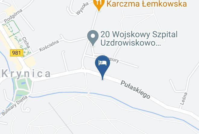 Nowosadecki - Pensjonat Kaprys Maps