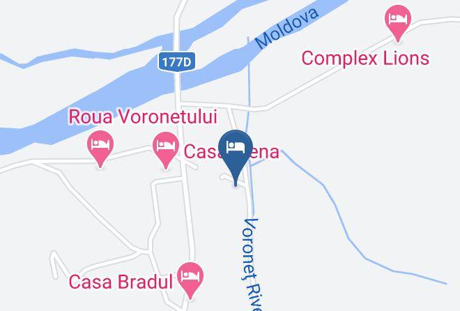 Gura Humorului - Pension Carmen Silvae Maps