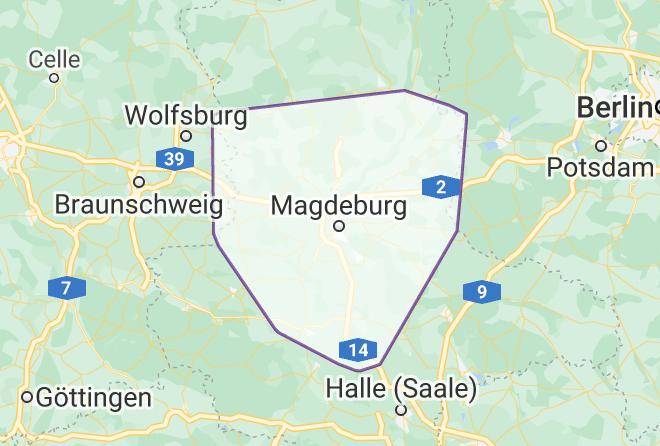 Magdeburg - Pension Carola Maps