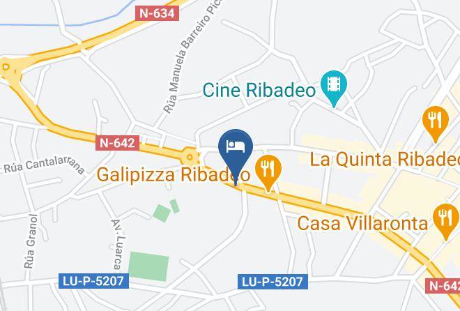 Lugo - Pension Carragal Maps