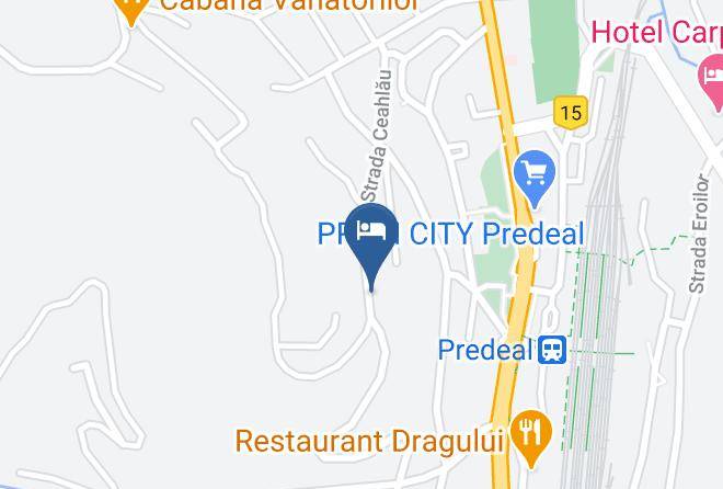 Predeal - Pension Casa Del Sol Predeal Maps