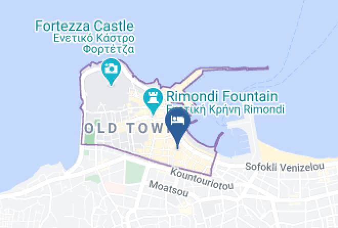 Rethimni - Pension Castello Maps