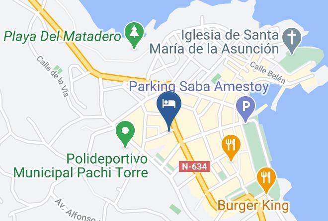 Castro Urdiales - Pension Catamaran Maps