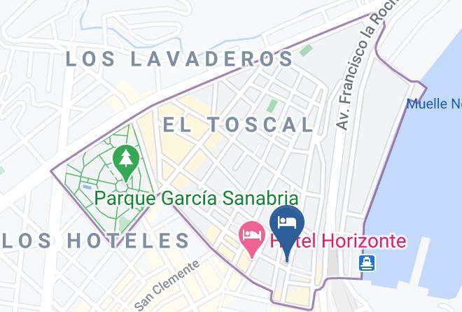 Santa Cruz De Tenerife - Pension Cejas Maps