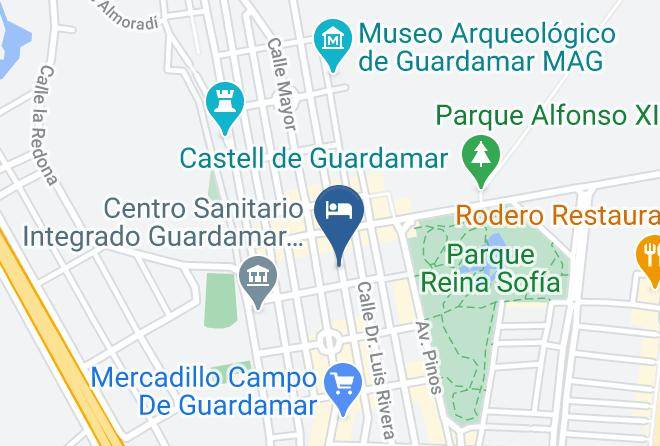 Alicante - Pension Centro B&b Maps