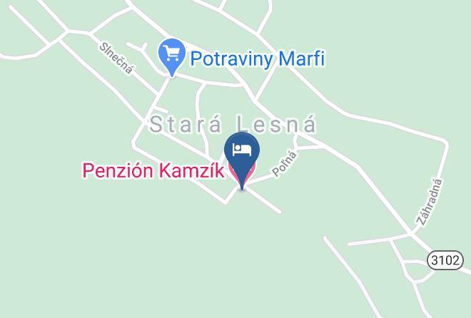 Kezmarok - Pension Chamois Maps