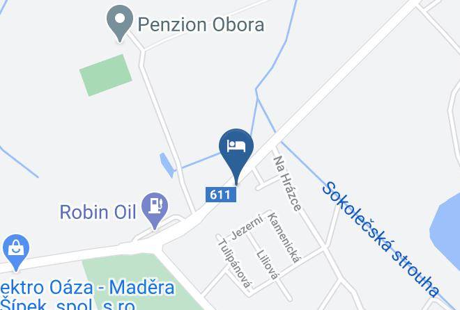 Nymburk - Pension Charlie Maps