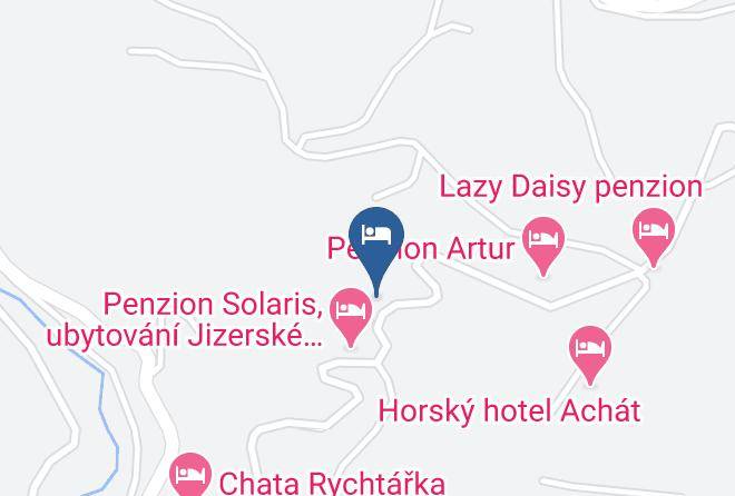 Jablonec Nad Nisou - Pension Chata Tereza Maps