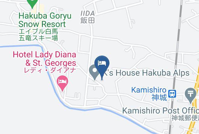 Hakuba Vil Kitaazumi District - Pension Chauchau Maps