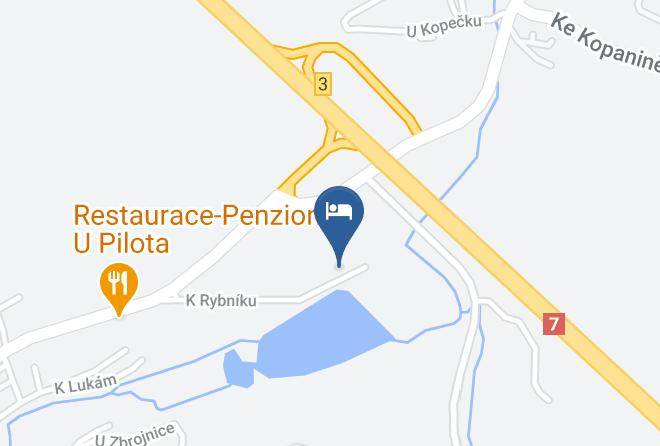 Prague West - Pension Chladek Maps